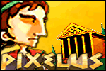 O marinheiro Claudius est� sozinho na ilha de Pixelus. Ele tem que construir um templo para sair de l�..