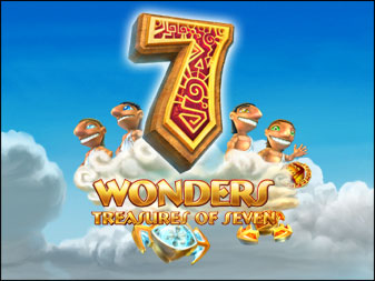 Spiel 7 Wonders - Treasures of Seven online: Erlebe mit 7 Wonders - Treasures of Seven ein spektakul�res Knobelspiel! Vertausche und verschiebe farbenfrohe Runen, um Gruppen aus drei oder mehr zu bilden.